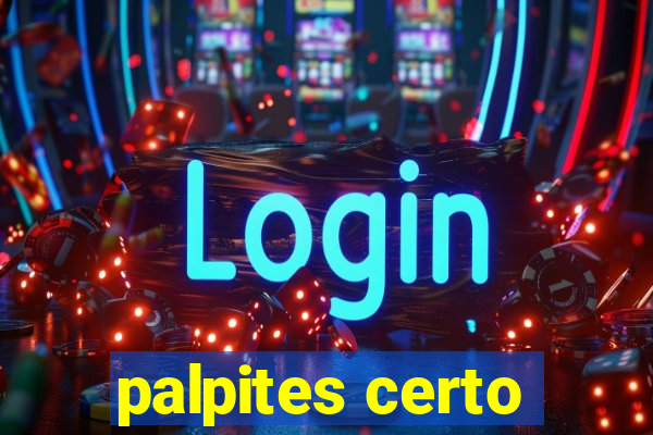 palpites certo